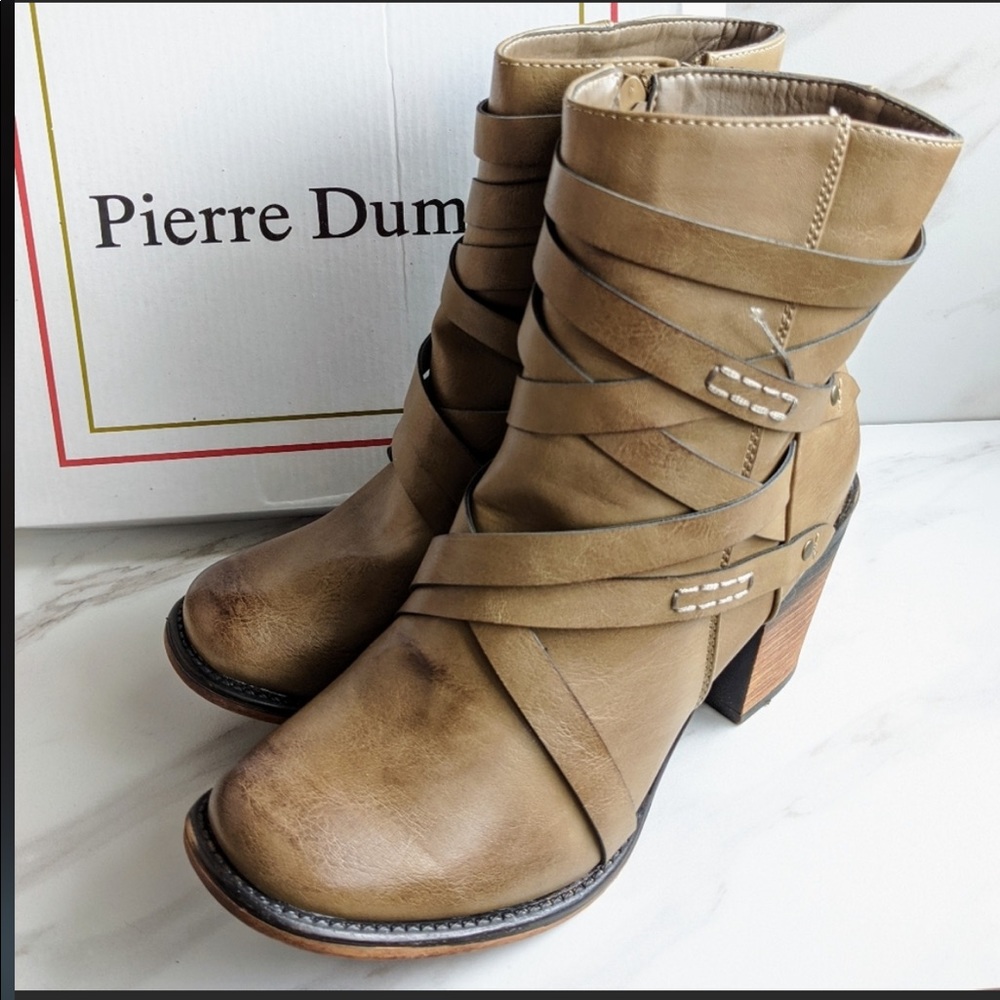 PIERRE DUMAS "Ravenna-4" Crisscross Moto Boots